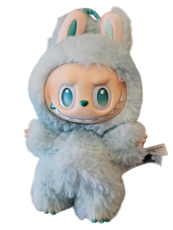 POP MART Other - Pop Mart Labubu "Serenity" Vinyl Plush Pendant Keychain Blue